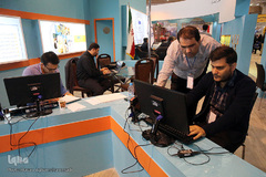 مهمانان غرفه ایکنا در دومین روز از نمایشگاه مطبوعات
