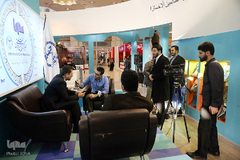 مهمانان غرفه ایکنا در دومین روز از نمایشگاه مطبوعات
