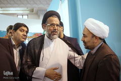 برپایی کارگاه آموزش خبرنگاری در غرفه ایکنا با حضور حجت الاسلام زائری