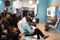 برپایی کارگاه آموزش خبرنگاری در غرفه ایکنا با حضور دکتر حسین افخمی عضو هئیت علمی دانشگاه علامه طباطبایی