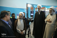 حجت الاسلام حشمتی مهمان ایکنا در روز پنجم نمایشگاه مطبوعات