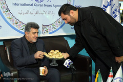 حاج محسن طاهری مهمان ایکنا در روز پنجم نمایشگاه مطبوعات