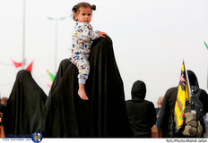 شور و حال زائران حسینی در آستانه اربعین