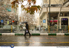 بارش برف پاییزی در تهران