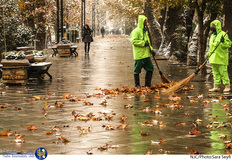 بارش برف پاییزی در تهران