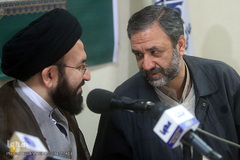 حجت‌الاسلام والمسلمین سیدمصطفی حسینی، ‌رئیس مرکز امور قرآنی سازمان اوقاف و امور خیریه و علی سرابی، قائم مقام شورای عالی قرآن