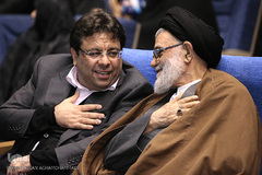 حجت الاسلام رسولی محلاتی و محمد انصاری، بنیانگذار دارالقرآن امام علی (ع)