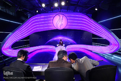 پشت صحنه برنامه تلویزیونی «اسرا»