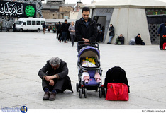 تجمع عزاداران فاطمی در میدان امام حسین (ع)