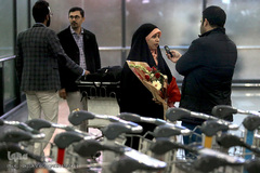 بازگشت زهرا قربانی، نماینده کشورمان در دوازدهمین دوره مسابقات بین المللی قرآن بانوان اردن به میهن اسلامی