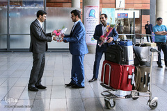 بازگشت نمایندگان ایران از مسابقات کویت
