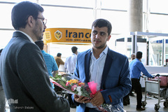 بازگشت نمایندگان ایران از مسابقات کویت
