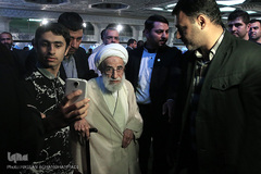  آیت‌الله احمد جنتی، رئیس مجلس خبرگان رهبری 