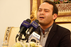 جمع پرشور قاریان قرآن در میلاد قمر بنی‌هاشم(ع)