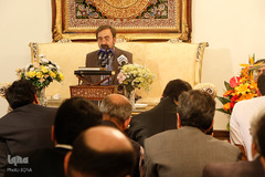 جمع پرشور قاریان قرآن در میلاد قمر بنی‌هاشم(ع)