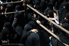 مراسم تدفین پیکر پاک مجاهد جانباز شهید حجت الاسلام سید «مهدی تقوی» از شهدای حادثه تروریستی مجلس در گلزار شهدای قم