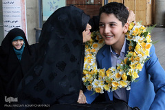 بازگشت علی فیضی، نماینده ایران در بیست و یکمین دوره مسابقات بین‌المللی قرآن کشور امارات به میهن اسلامی