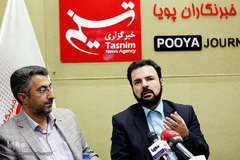 محمد حسین محمدزاده،مدیر شبکه قرآن و معارف سیما و استاد رحیم خاکی، قاری بین المللی قرآن کریم