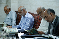 جلسه قران نصرالله قاسمی