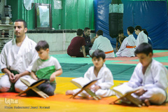 جلسه احکام شرعی برای نوجوانان بعد از هربار تمرین 