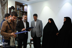 دیدار نمایندگان جامعه قرآنی با خانواده شهید «شهید احمد انصاری»

