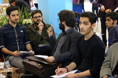 مناظره دانشجویی در غرفه ایکنا