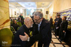 مراسم ترحیم همسر مرحومه استاد مظاهری