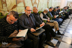 مراسم ترحیم همسر مرحومه استاد مظاهری