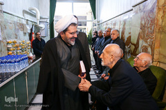 مراسم ترحیم همسر مرحومه استاد مظاهری