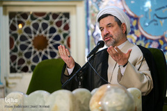 مراسم ترحیم همسر مرحومه استاد مظاهری