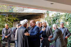 مراسم تشییع پیکر خادم القرآن سیدمهدی فاطمیان