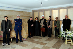 مراسم تشییع پیکر خادم القرآن سیدمهدی فاطمیان