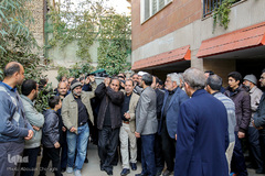 مراسم تشییع پیکر خادم القرآن سیدمهدی فاطمیان