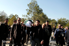 مراسم تشییع پیکر خادم القرآن سیدمهدی فاطمیان