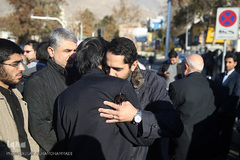 مراسم تشییع پیکر مرحوم استاد حبیب الله چایچیان(حسان)