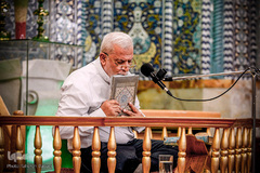 حاج ولی پوراحمدی جانباز ۵۰٪ دفاع مقدس و از قاریان و مدرسان قرآن می باشد