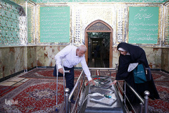 امامزاده حسن(ع) از دیگر مراکزی است که حاج ولی در آن به آموزش قرآن می پردازد