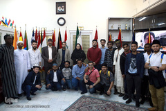 بازدید متسابقین مسابقات بین المللی قرآن دانشجویان مسلمان از دانشگاه فردوسی