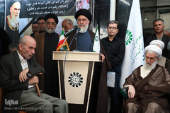 سخنرانی آیت الله سیدمصطفی محقق داماد، عضو فرهنگستان علوم ایران در مراسم تشییع پیکر مرحوم حجت الاسلام «احمد احمدی»