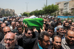 مراسم تشییع پیکر مرحوم حجت الاسلام «احمد احمدی» عضو  فقید شورای عالی انقلاب فرهنگی