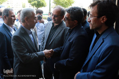 منصور غلامی، وزیر علوم، تحقیقات و فن آوری در مراسم تشییع پیکر مرحوم حجت الاسلام «احمد احمدی»