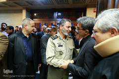 سردار رحیم موسوی در مجلس ترحیم آیت‌الله والمسلمین احمد احمدی