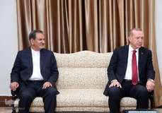 دیدار رجب طیب اردوغان رئیس‌جمهور ترکیه با رهبر انقلاب