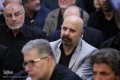 سهیل محمودی شاعر در سوگ نشینی قاریان قرآن