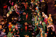 بزرگترین سفره حضرت رقیه (س) در میدان امام حسین (ع)