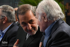 علی اکبر ولایتی در آيين گشايش دانشگاه هنرهای اسلامی-ايرانی استاد فرشچيان