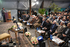 آيين گشايش دانشگاه هنرهای اسلامی-ايرانی استاد فرشچيان