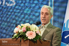 منصور غلامی در آيين گشايش دانشگاه هنرهای اسلامی-ايرانی استاد فرشچيان