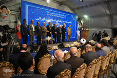 آيين گشايش دانشگاه هنرهای اسلامی-ايرانی استاد فرشچيان