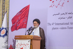 حجت‌الاسلام والمسلمین سید علی قاضی‌عسگر در چهارمین جایزه جهانی اربعین